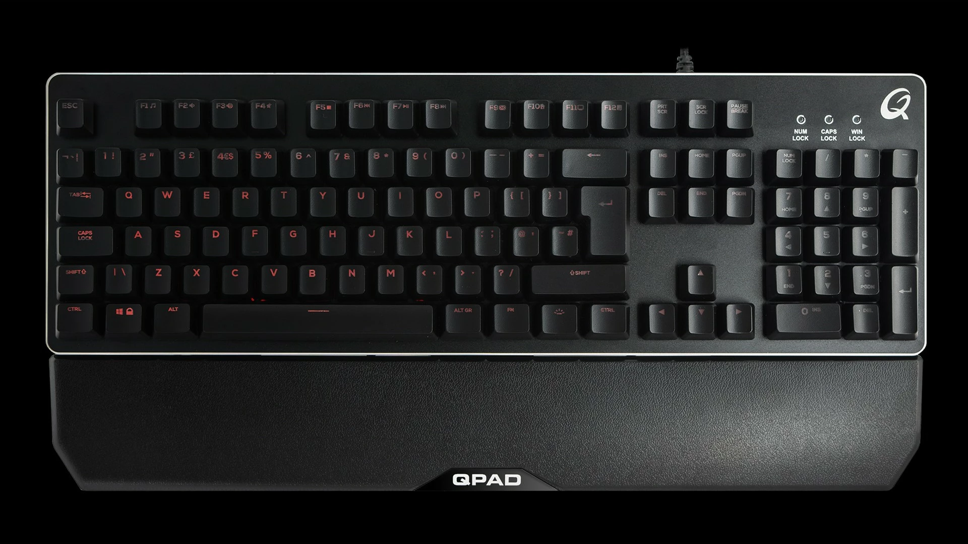 Tastierë gaming QPAD Pro MK40, QWERTY, e zezë