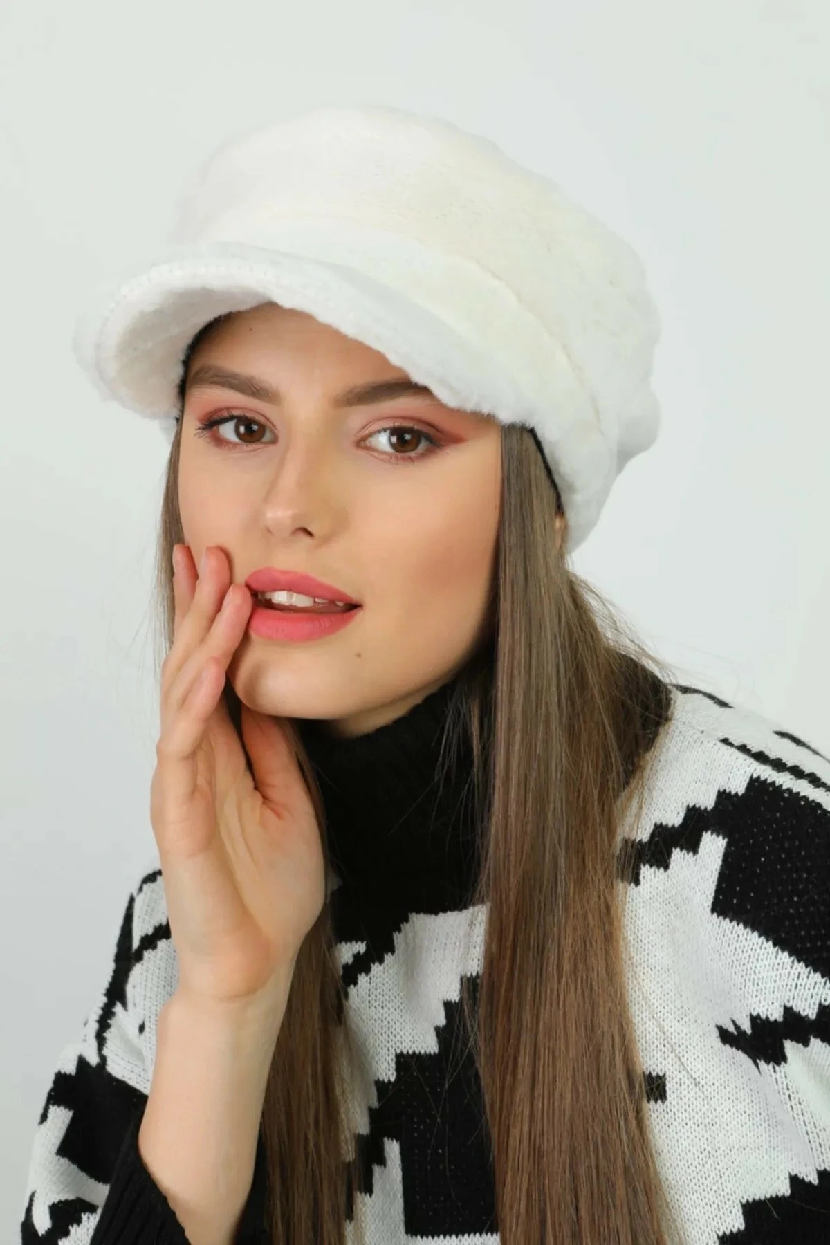 Kapelë për gra Jumeon, Spk1128, ngjyrë ecru