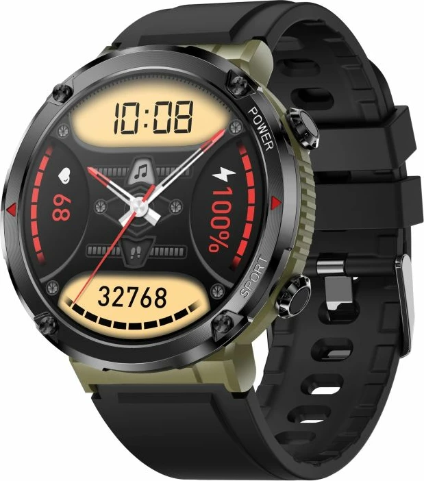 Smartwatch Gravity për të gjithë, e zezë