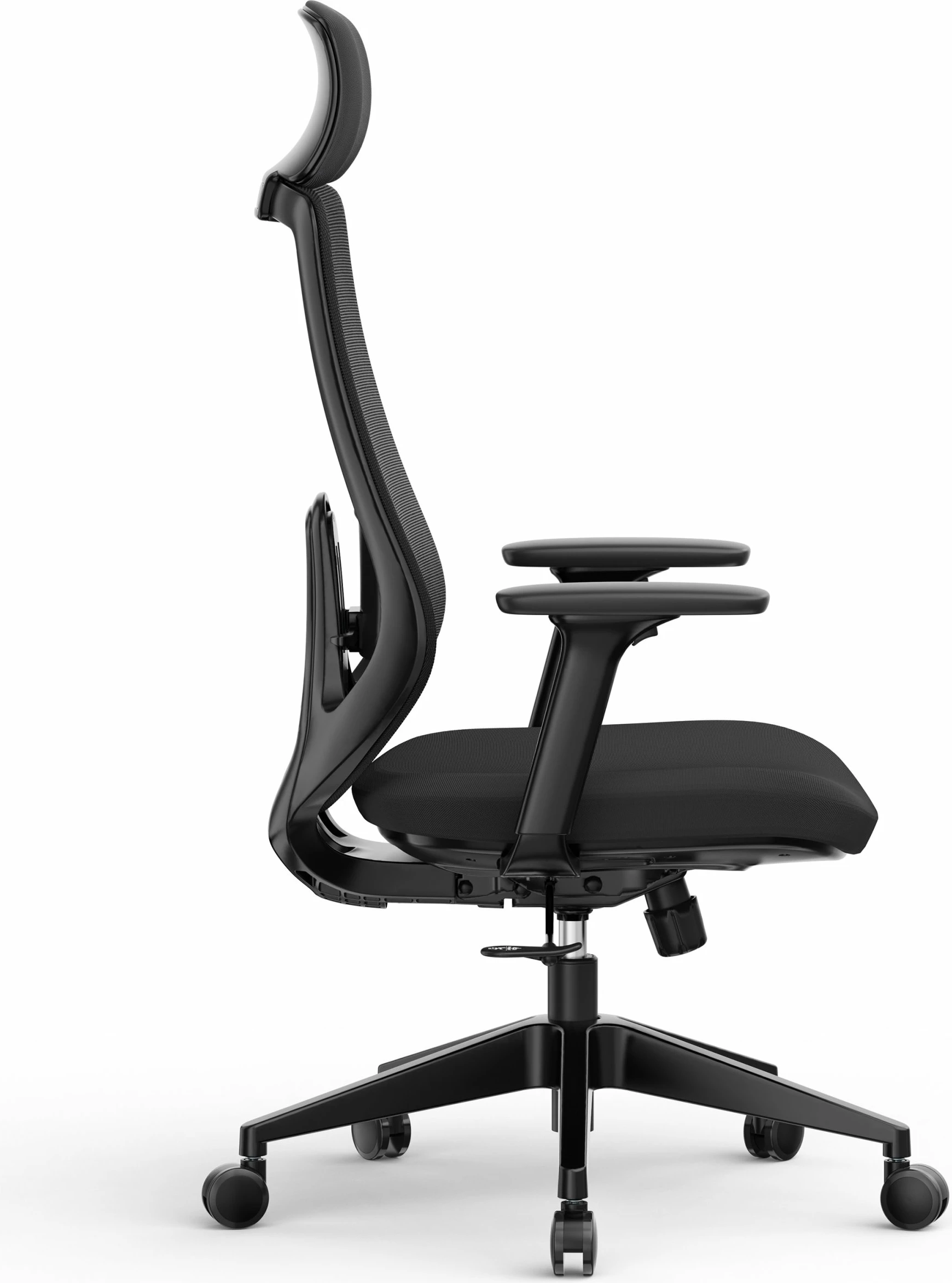 Karrige zyre SENSE7 Nakai, ergonomike me rrjetë, 150 kg, e zezë