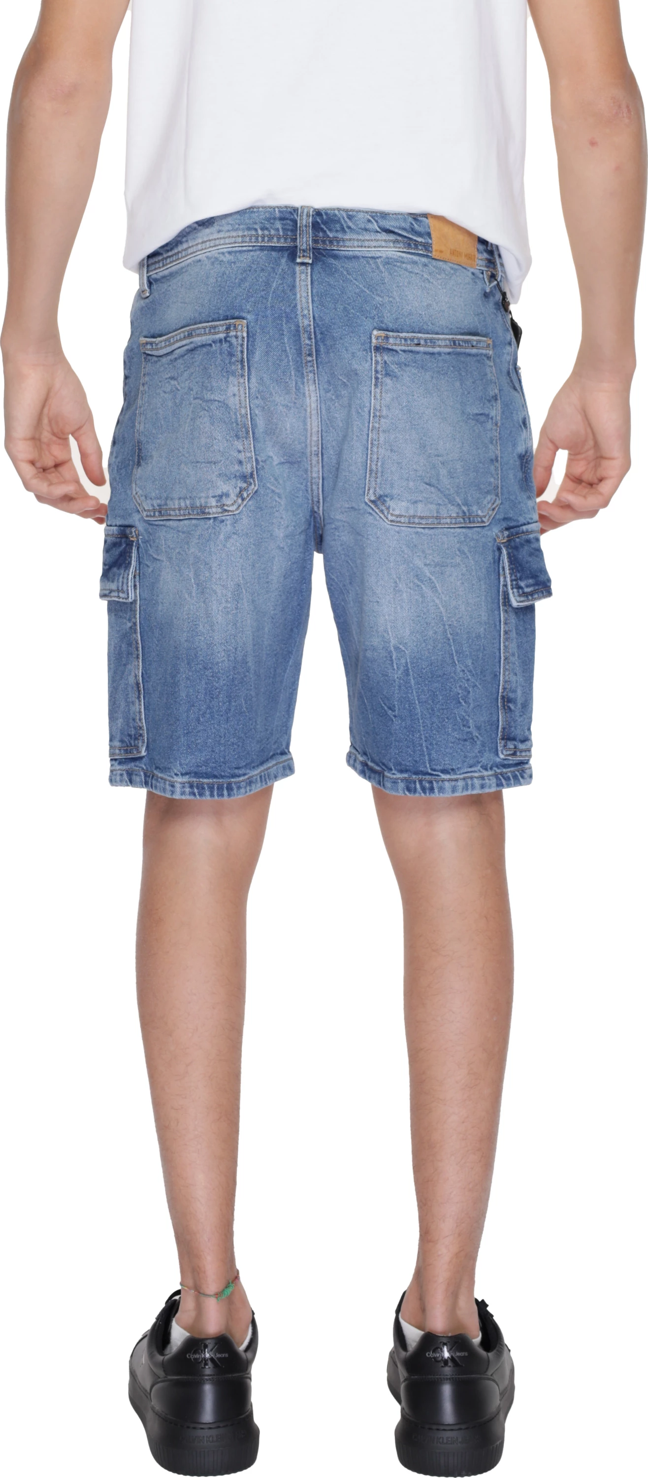 Shorce bermuda për meshkuj Antony Morato ADAM MMDS00078-FA750475, blu denim [Madhësia: W30]