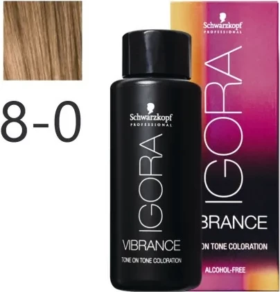 Ngjyrë për flokë Semi Permanente IG Vibrance 8-0 Light Blonde Natural, 60 ml