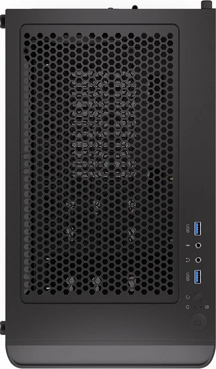 Kasë Endorfy Ventum 200 ARGB EY2A014 Midi Tower ATX me xham të kalitur, 4x120mm PWM ARGB fans, pa PSU, e zezë