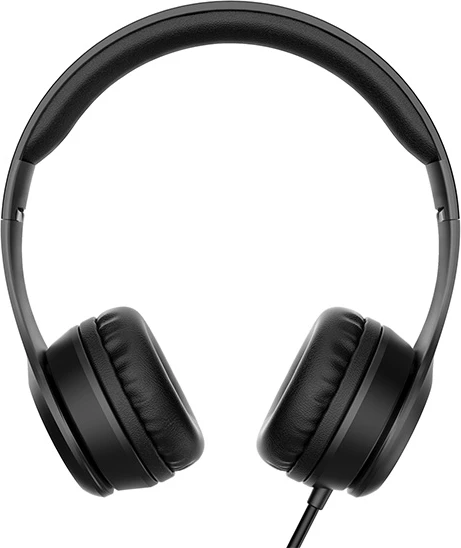 Kufje Moye Enyo me mikrofon, me kabllo 3.5mm, të palosshme, stereo, të zeza