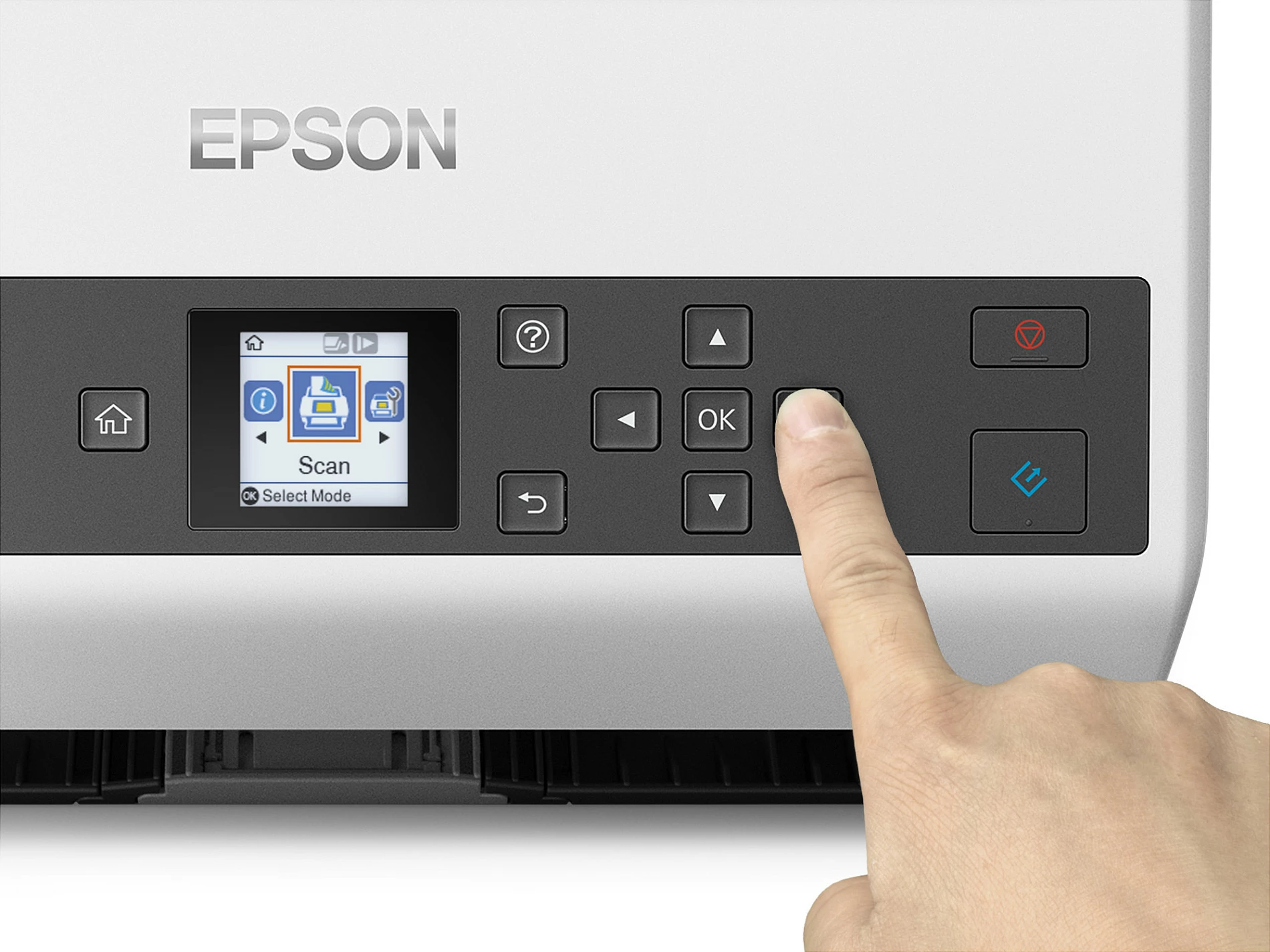 Skaner dokumentesh Epson WorkForce DS-870, ADF 100 fletë, duplex, 65 ppm, 600 x 600 DPI, bardhë/gri