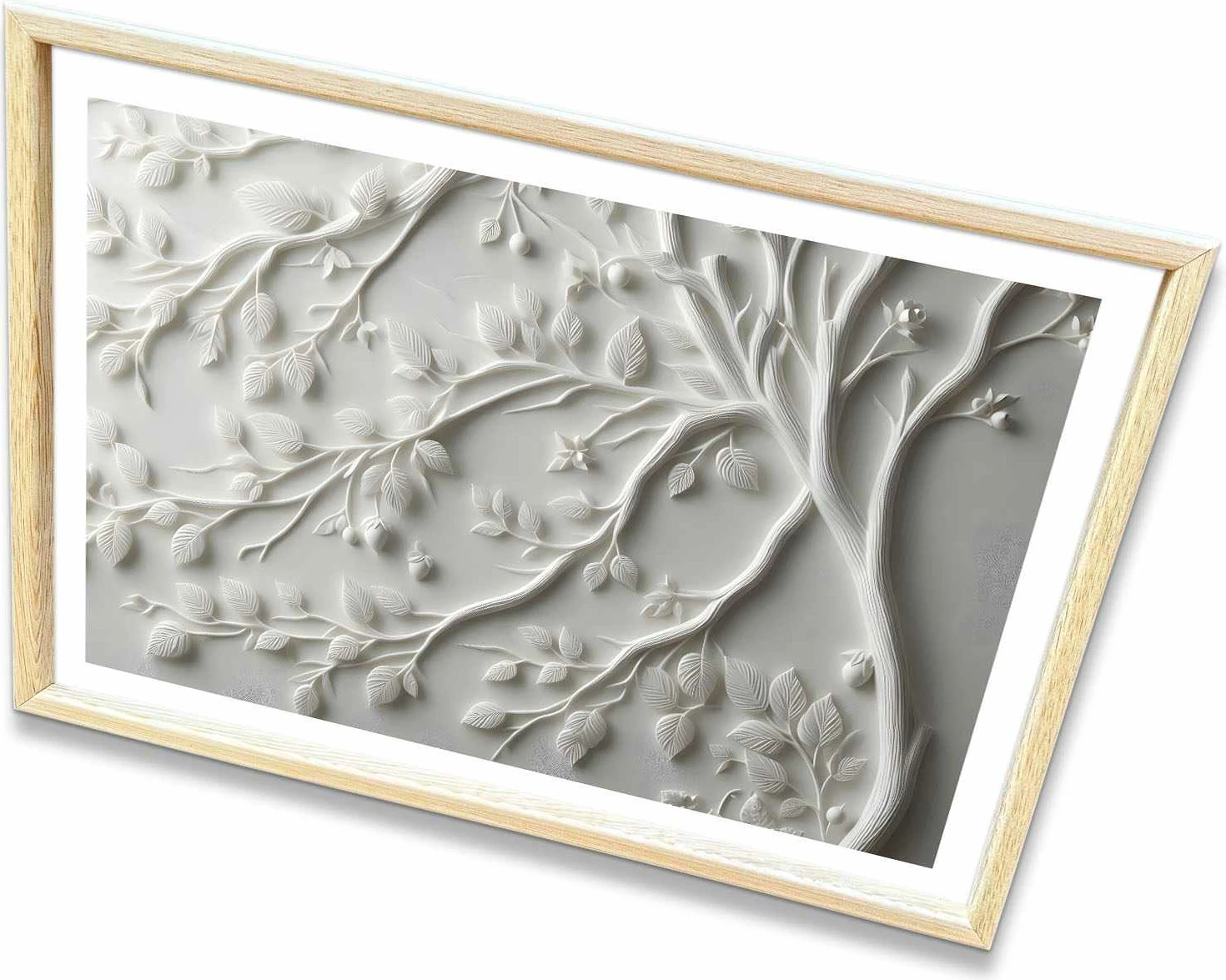 Pikturë dekorative me kornizë MDF Wallity, Ahswabisabi-035, 42x62cm