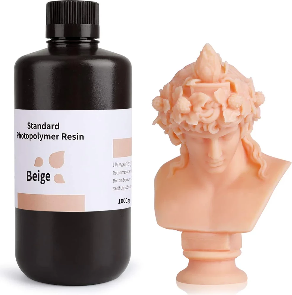 Resinë 3D Elegoo Standard, 1kg, Beige