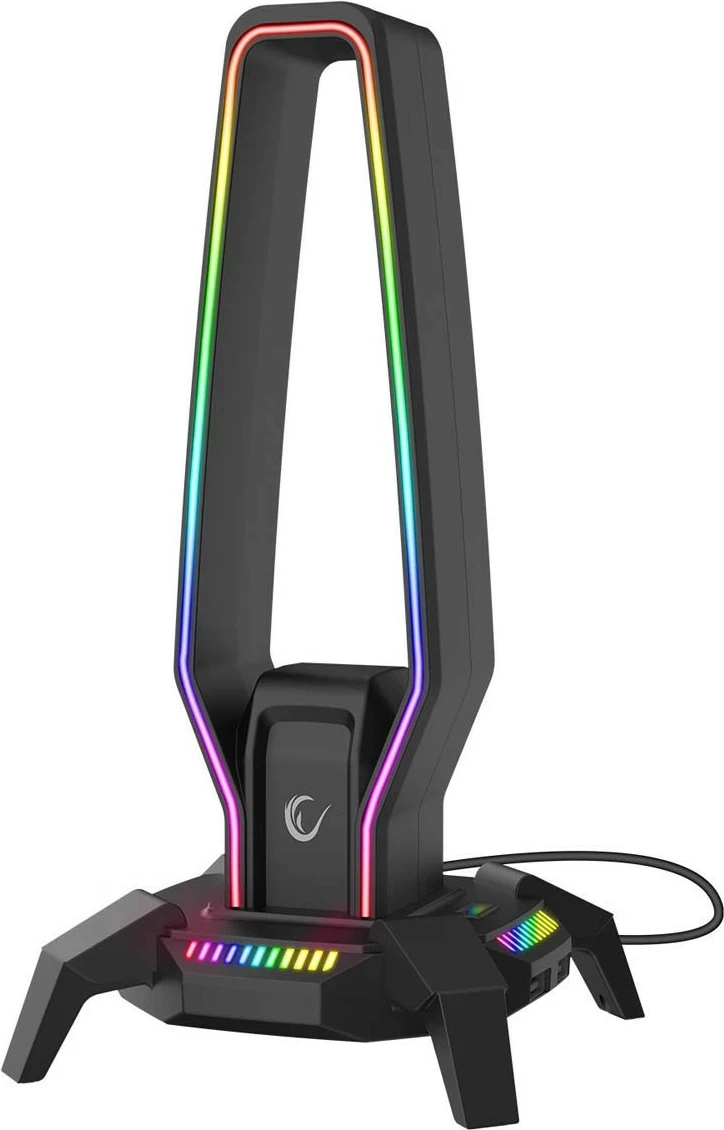 Stojak kufjesh Rampage RM-H27, RGB, USB, USB-C, i zi