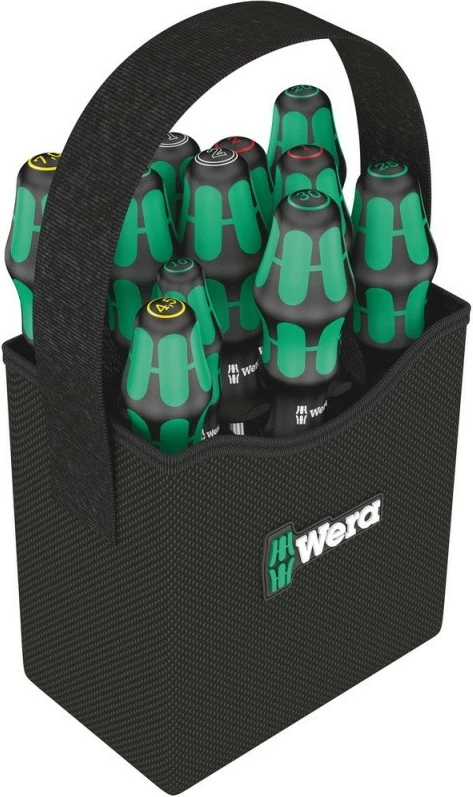 Set kaçavidash Wera Kraftform 2go 300, 11 copë, majë gjashtëkëndore
