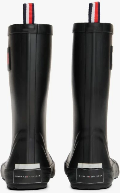 Çizme shiu Tommy Hilfiger FLAG RAIN BOOT T3XC-33923-0047999, të zeza [Madhësia: 33]