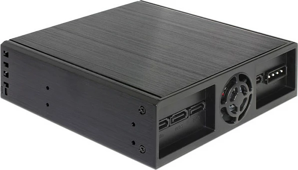 Rack mobil DeLOCK 47220, 5.25", 4x 2.5" SATA HDD/SSD, hot-swap, 6 Gbit/s, ventilator, i zi