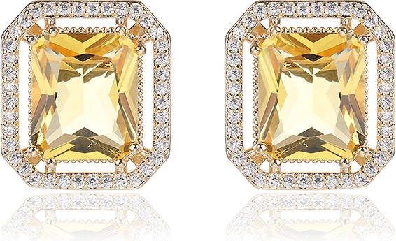 Vathë Xuping të praruara në ari 18 karatësh V2XA, artë/verdhë