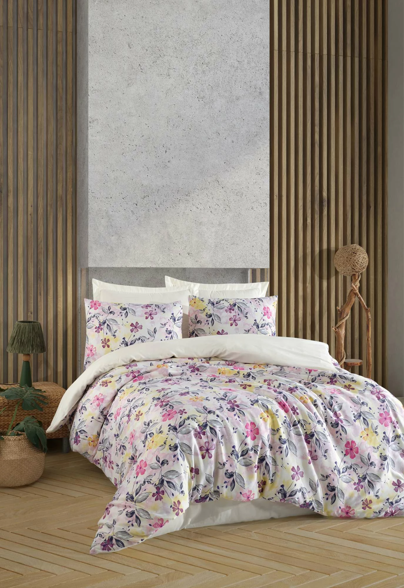 Set mbulesë jorgan për teke XXL, satin, L'essentiel Luna, ngjyrë lejla