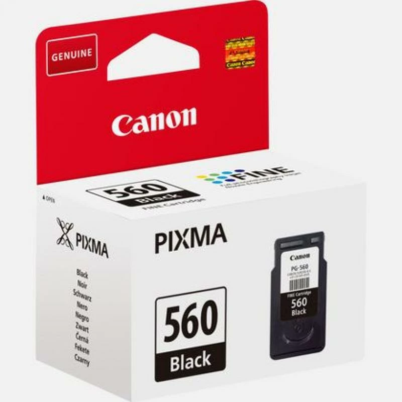 Patron boje Canon PG-560 (3713C001) 7.5 ml, deri 180 faqe, e zezë