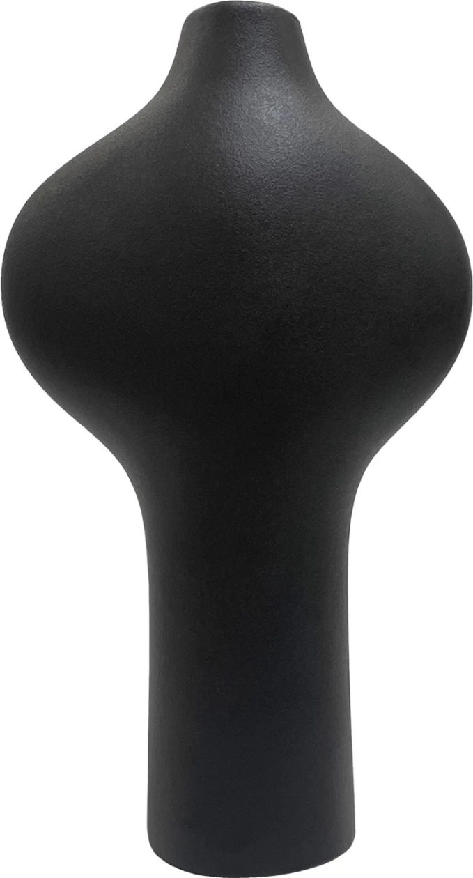 Dekor tavoline qeramike seri ARKEN FH4621.02 ngjyrë e zezë mat 18.5x8.5x32Hcm