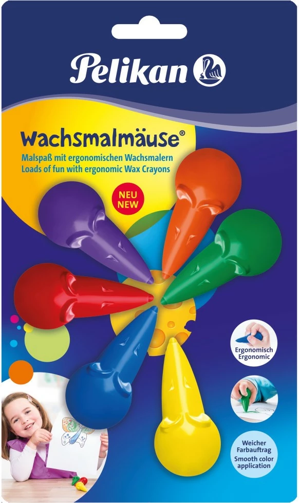 Set ngjyra dylli Pelikan 803328, 6 copë, multikolor