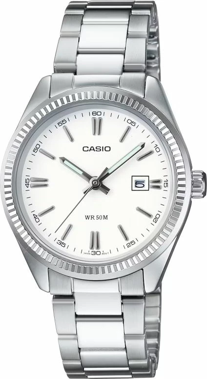 Orë dore femrash Casio LTP-1302PD-7A1VEG, argjend