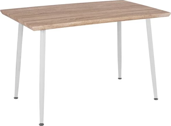 Tavolinë ngrënieje PALOMA FH8334.02, 120x70x76.5- sonoma, këmbë të bardha