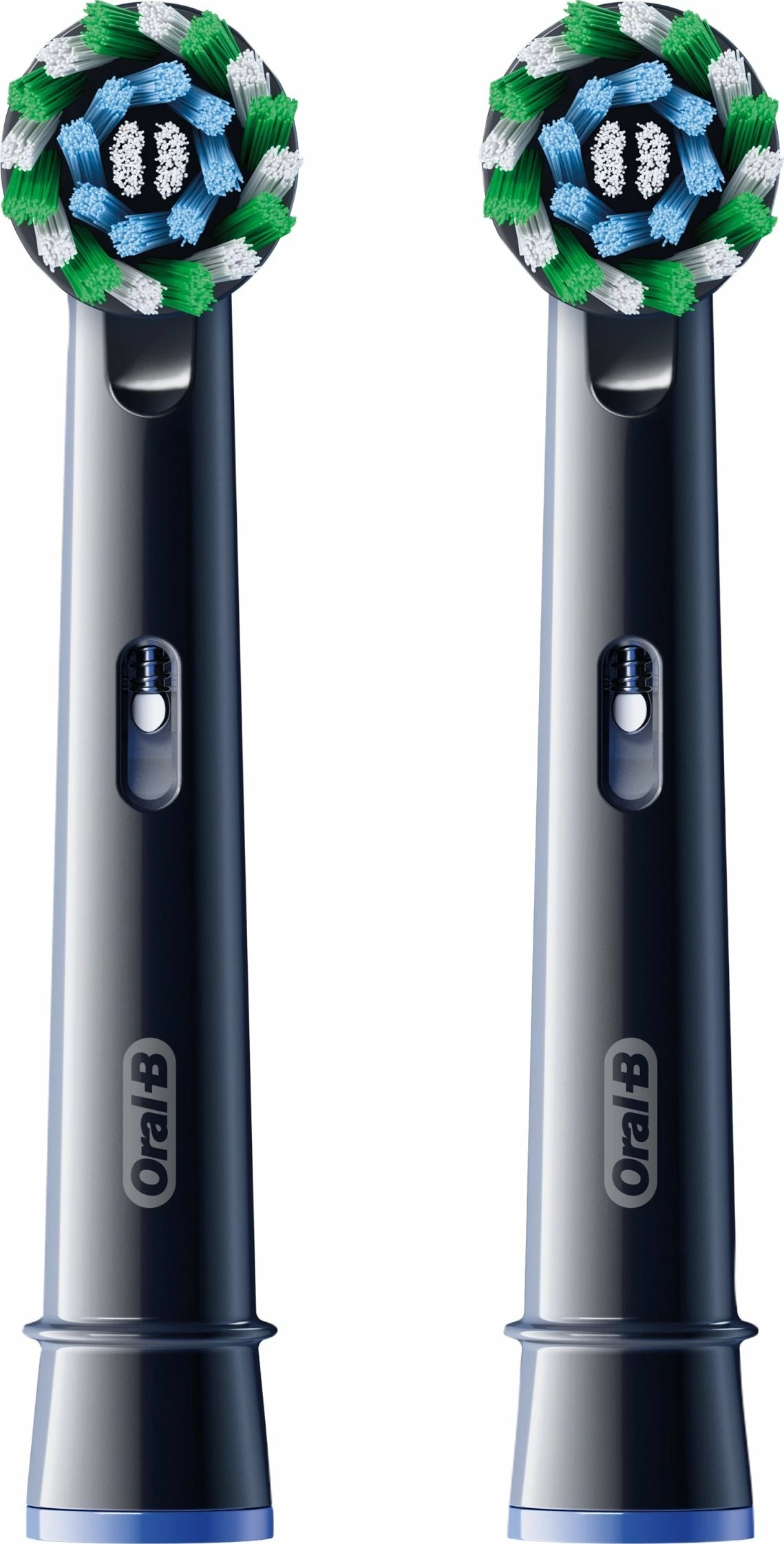Kokë zëvendësuese furçe dhëmbësh Oral-B Pro CrossAction EB50BRX-2, 2 copë, e zezë