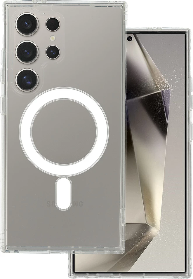 Mbështjellës ONASI Samsung Galaxy S25 Ultra MagSafe antishock silikon, transparente