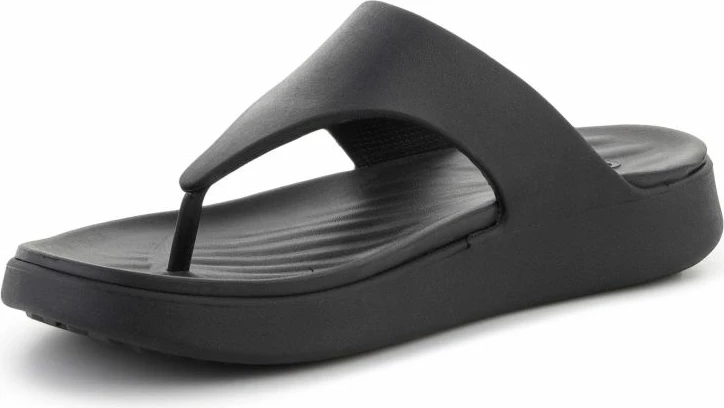 Sandale flip-flop për femra Crocs Getaway Triangle Flip, të zeza