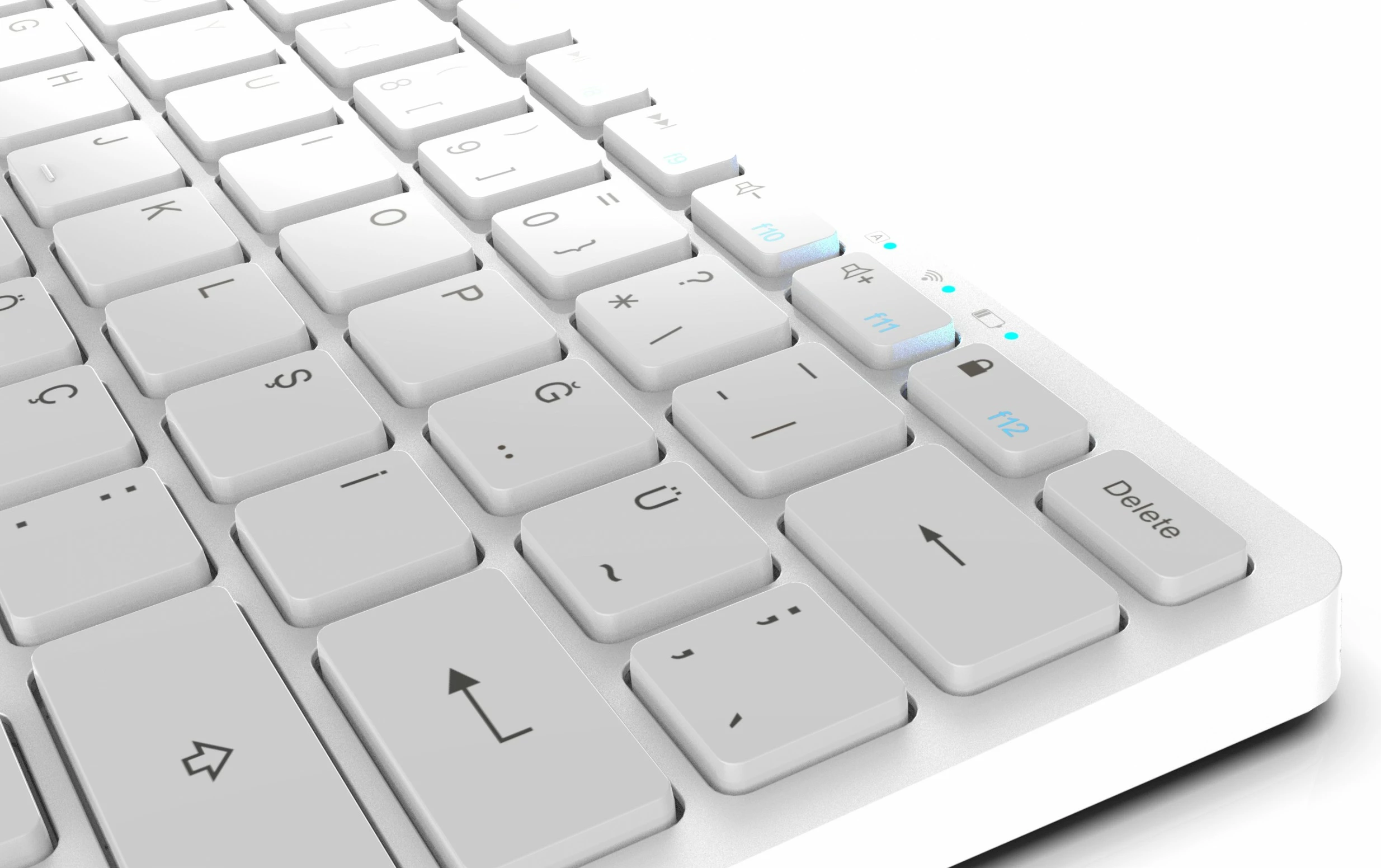 Tastierë Inca IBK-565BT, Bluetooth 5.0, 150 orë bateri, silver