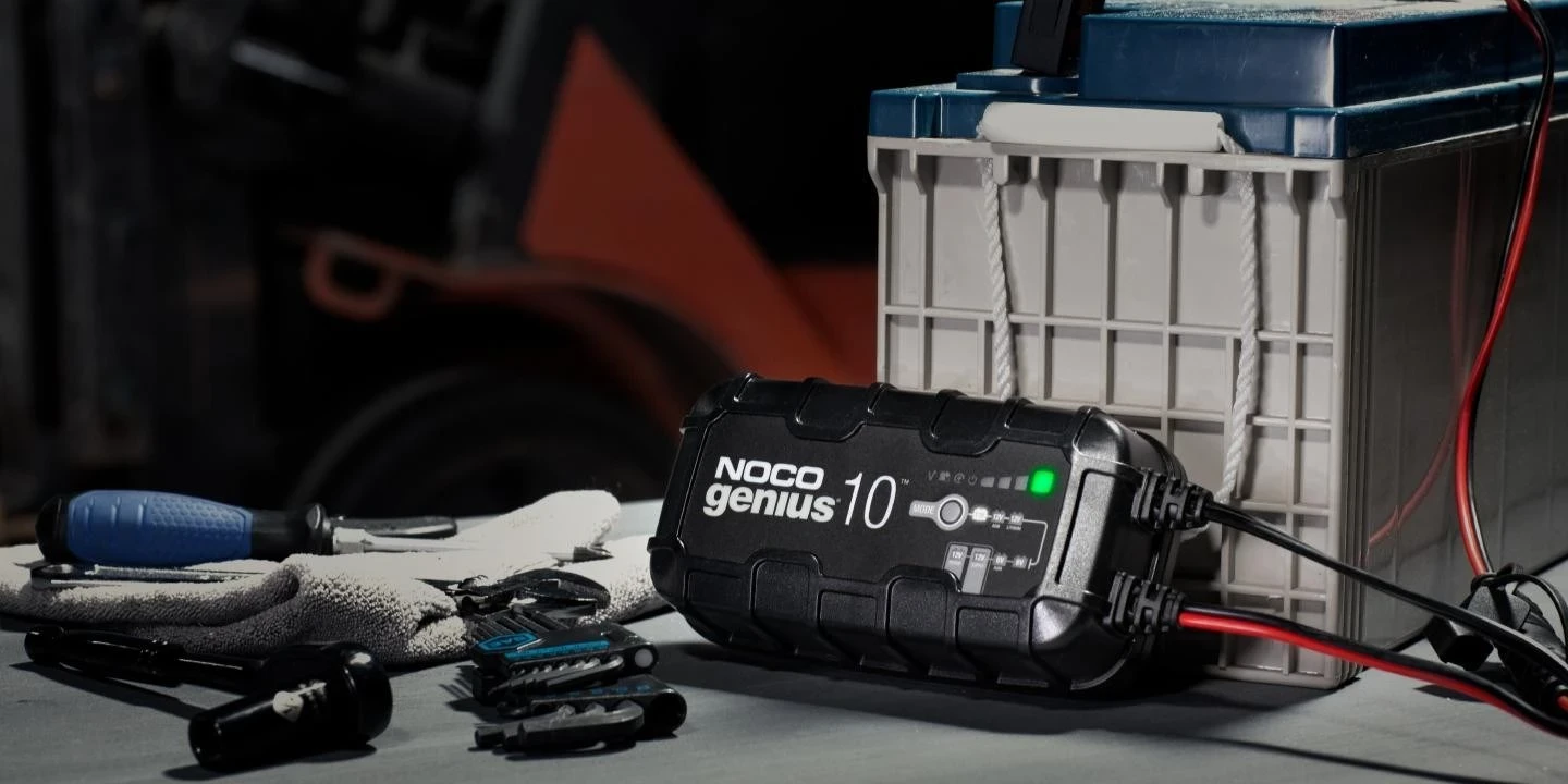 Karikues baterie NOCO GENIUS10 EU, 10A për bateri 6V/12V me funksion mirëmbajtjeje dhe desulfurimi