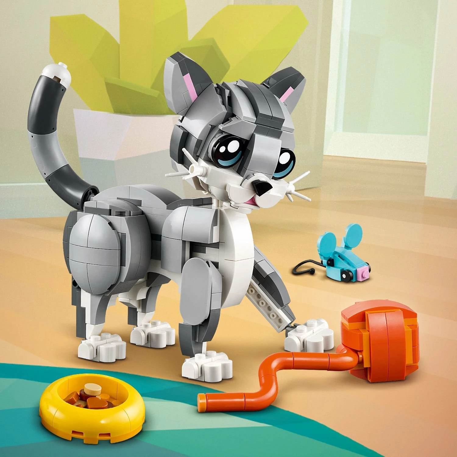 Set LEGO Creator 3-në-1 Playful Cat 31163, 407 copë