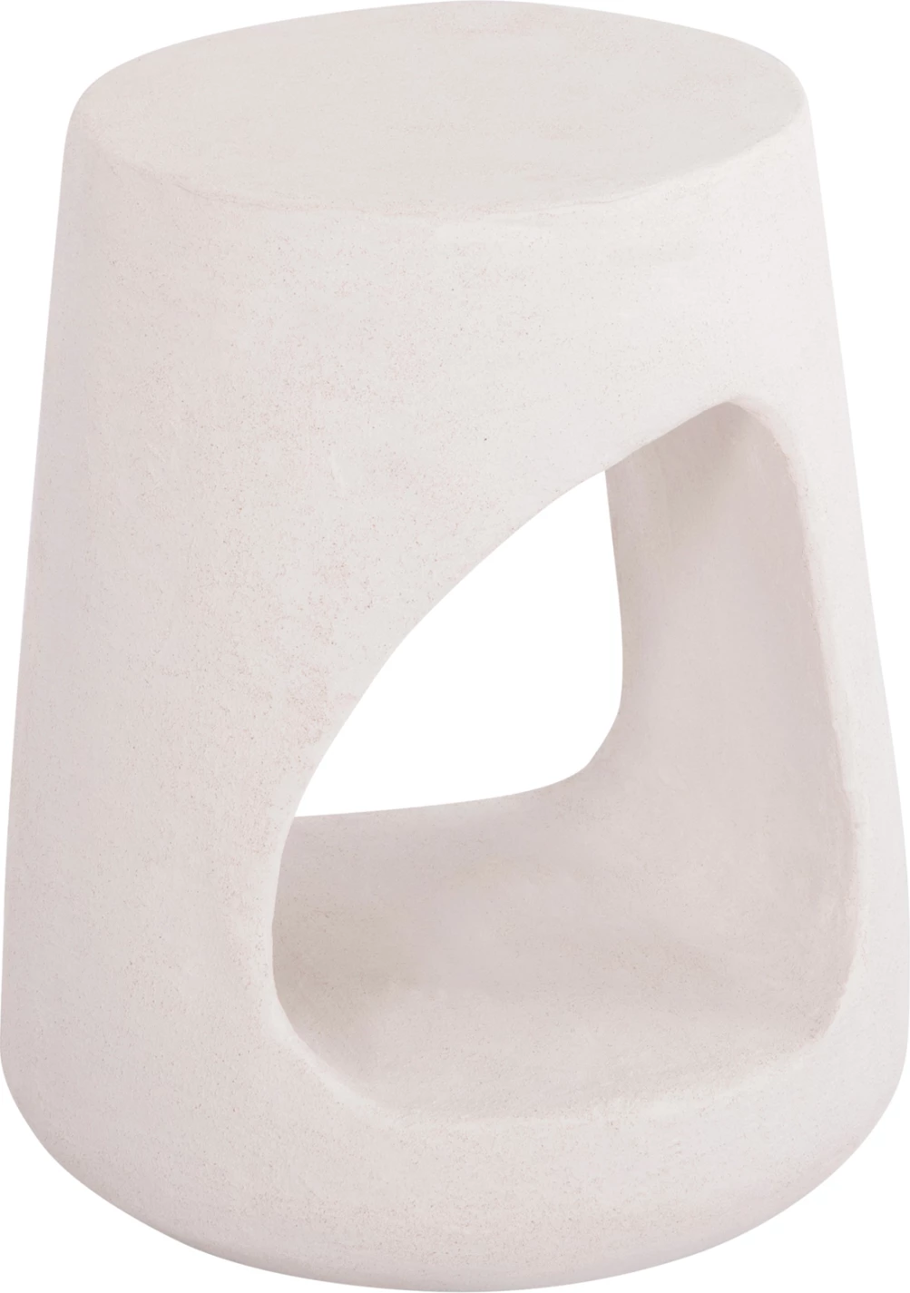 Karrige për bar Santorini FH18056, polirezinë, ngjyrë e bardhë, Φ38x46H cm.