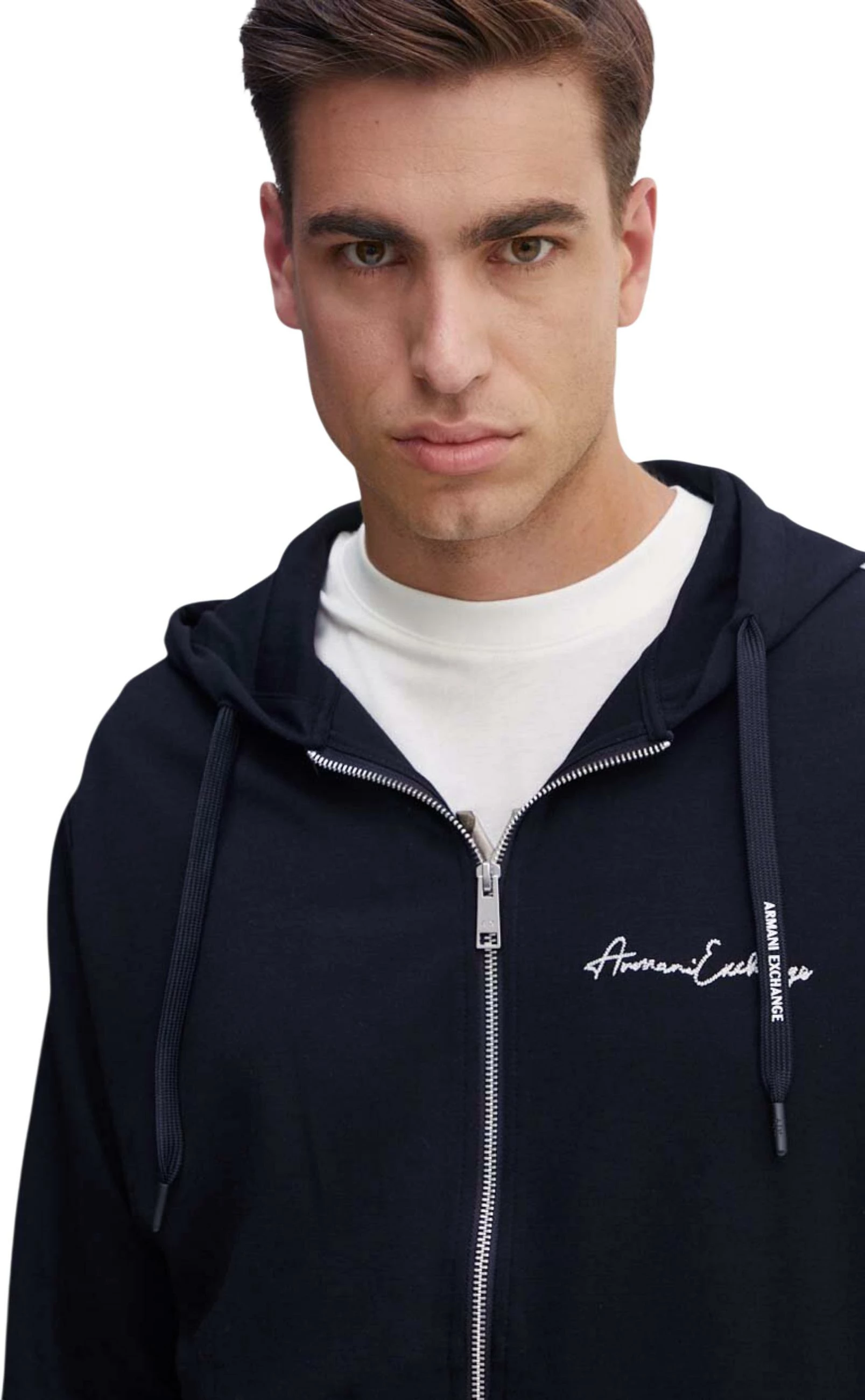 Duks me zingjir Armani Exchange 8NZMSH Z9N1Z për meshkuj, i kaltër [Madhësia: XXL]