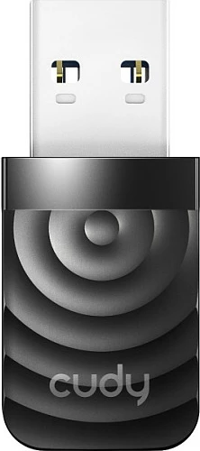 Adapter USB Cudy WU1300S, Wi-Fi 5, 867 Mbit/s, Ngjyrë e zezë
