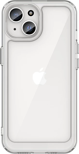 Mbështjellës Hurtel Outer Space Case për iPhone 15, transparent