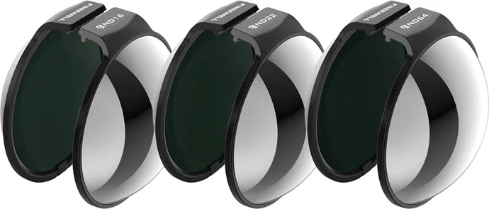Set filterash ND, Freewell, FW-OS360-PRO, për DJI Osmo 360, ND16/ND32/ND64, set 3-copësh