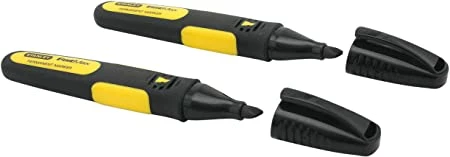 Flomaster permanent Stanley FatMax Xtreme Wide 0-47-314, i zi, set 2 copë