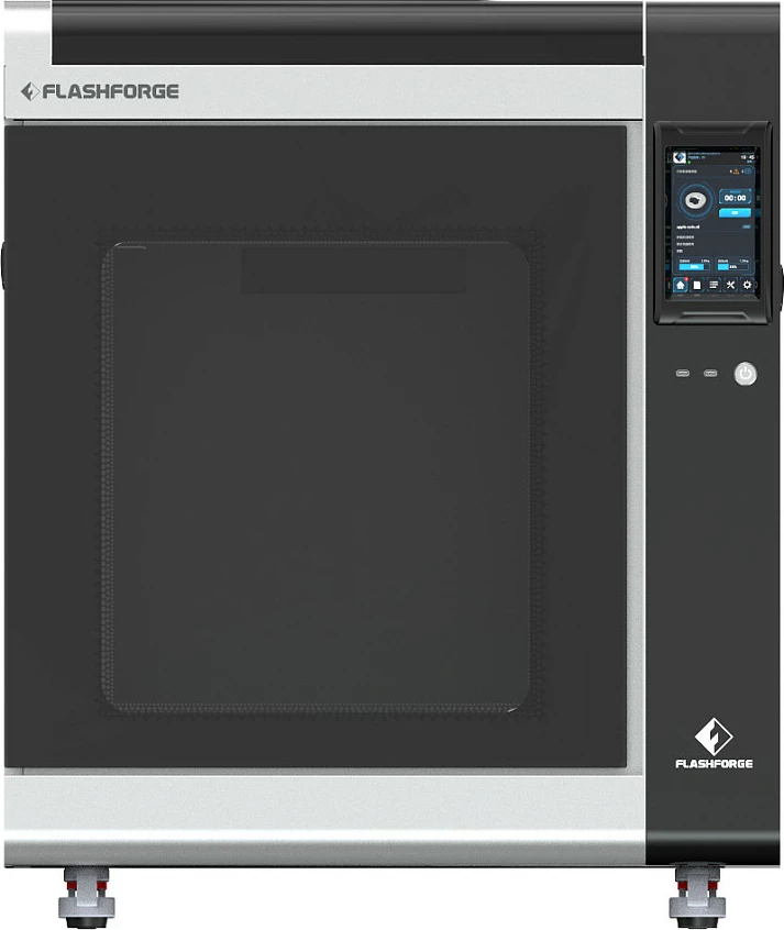 Printer 3D Flashforge Creator 4A, volum printimi 400×350×500 mm, Wi‑Fi/Ethernet, ekran 7", zezë/gri