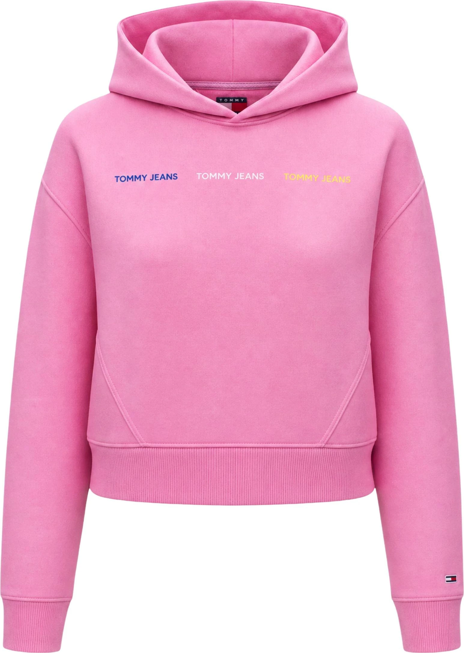 Duks me kapuç Tommy Hilfiger Jeans DW0DW22906 për femra, rozë [Madhësia: M]
