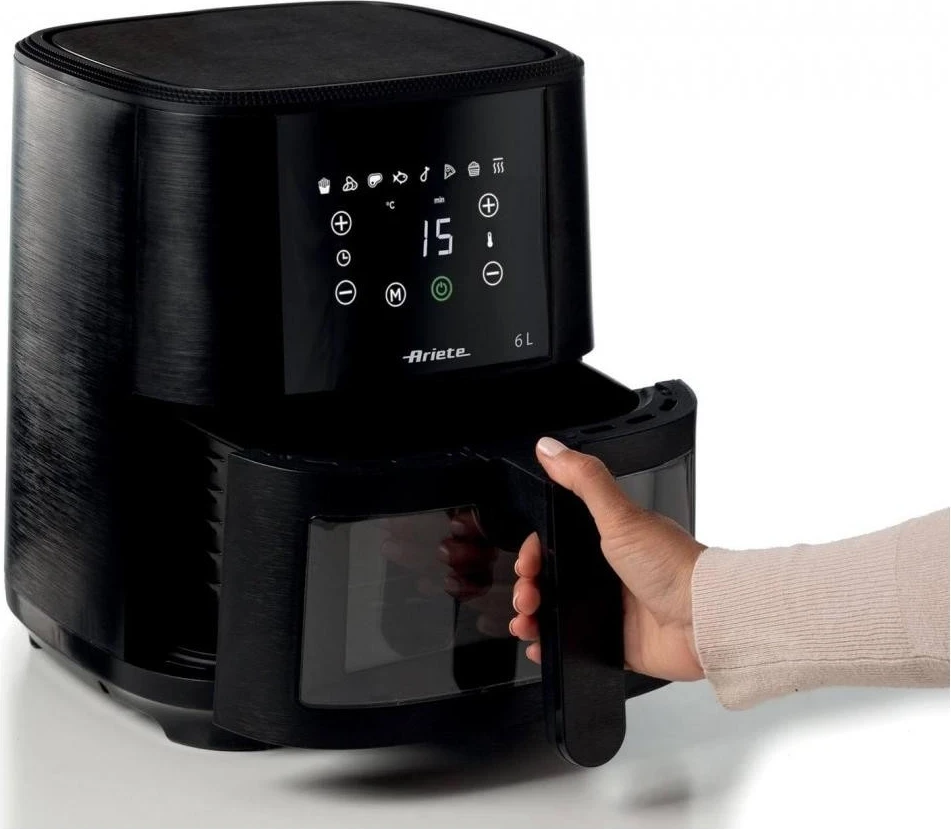 Fritezë me ajër Ariete 4626/00, 6L, 1300W, e zezë