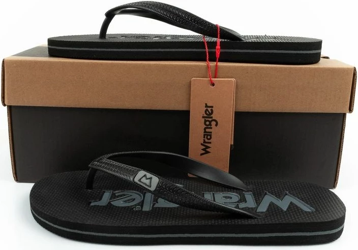 Flip-flopa për meshkuj Wrangler Cole Flipflop, të zeza