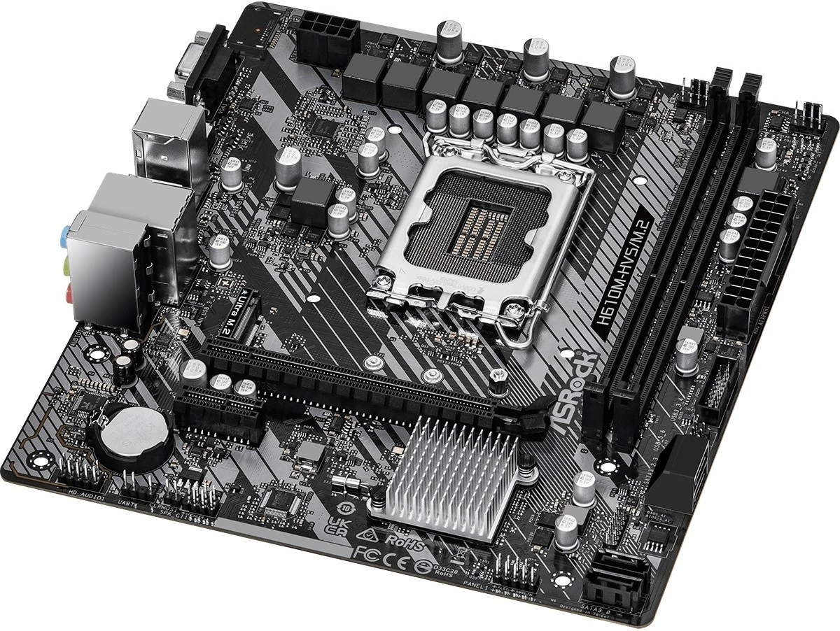 Pllakë amë ASRock H610M-HVS/M.2 R2.0, LGA1700, DDR4, mATX