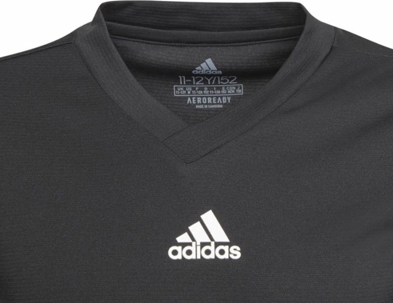 Fanellë futbolli për fëmijë adidas, e zezë