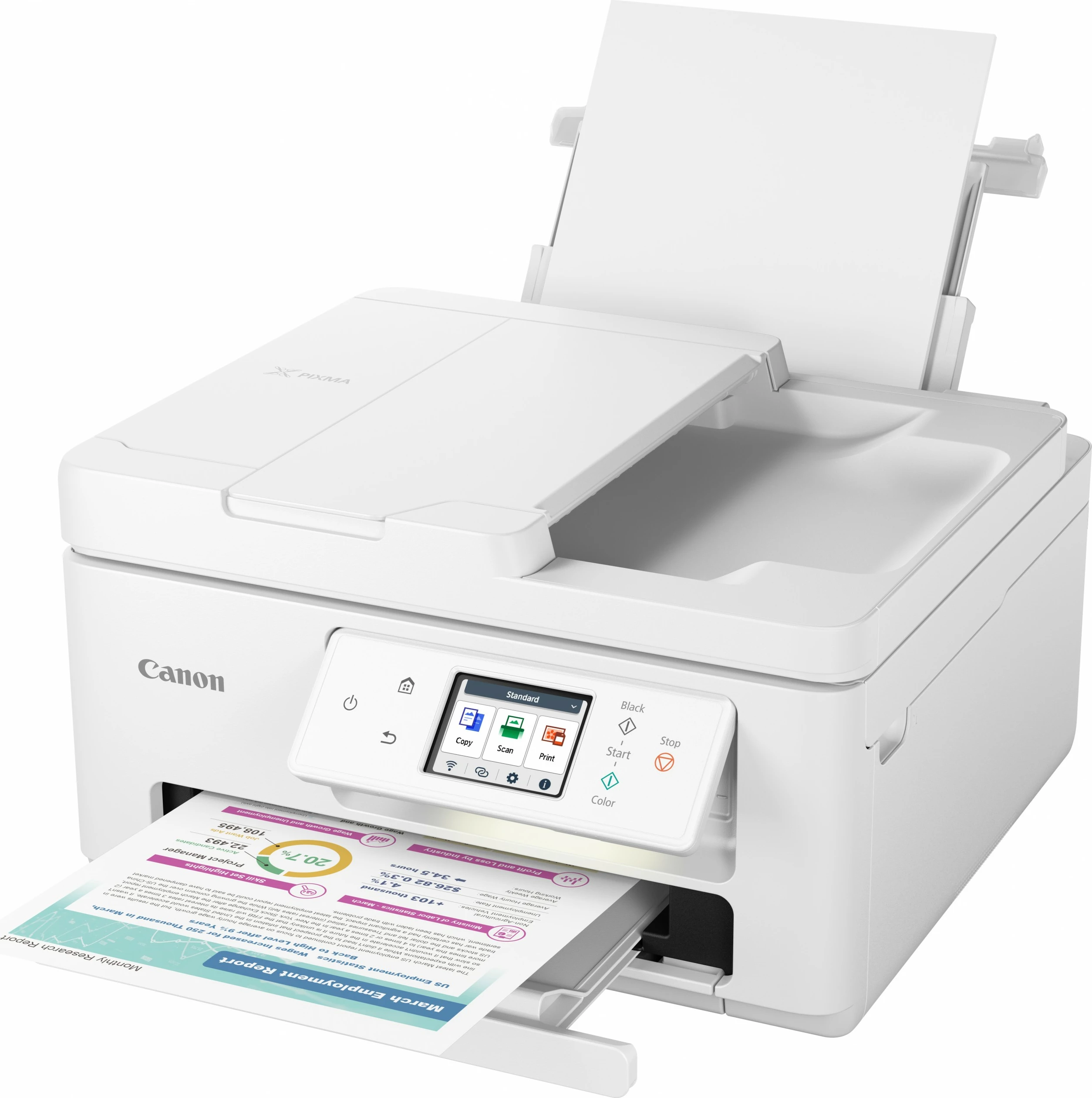 Printer Canon PIXMA TS7750i, Inkjet, 1200 x 1200 DPI, A4, Bardhë