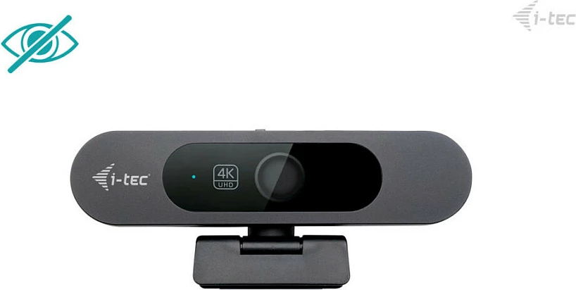 Webcam i-tec SOLOMON PRO 900, 4K UHD, 8.29MP, 30fps, USB, me shutter privatësie, e zezë