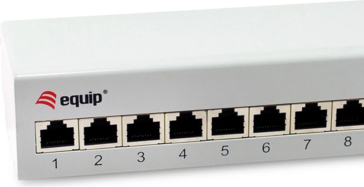 Aksesor rrjeti Equip 326522, 12 porta RJ-45, Cat6a, 10GBase-T, 10 Gigabit Ethernet, gri