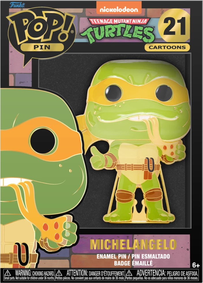 Pin emal Funko Pop! Teenage Mutant Ninja Turtles Michelangelo #21