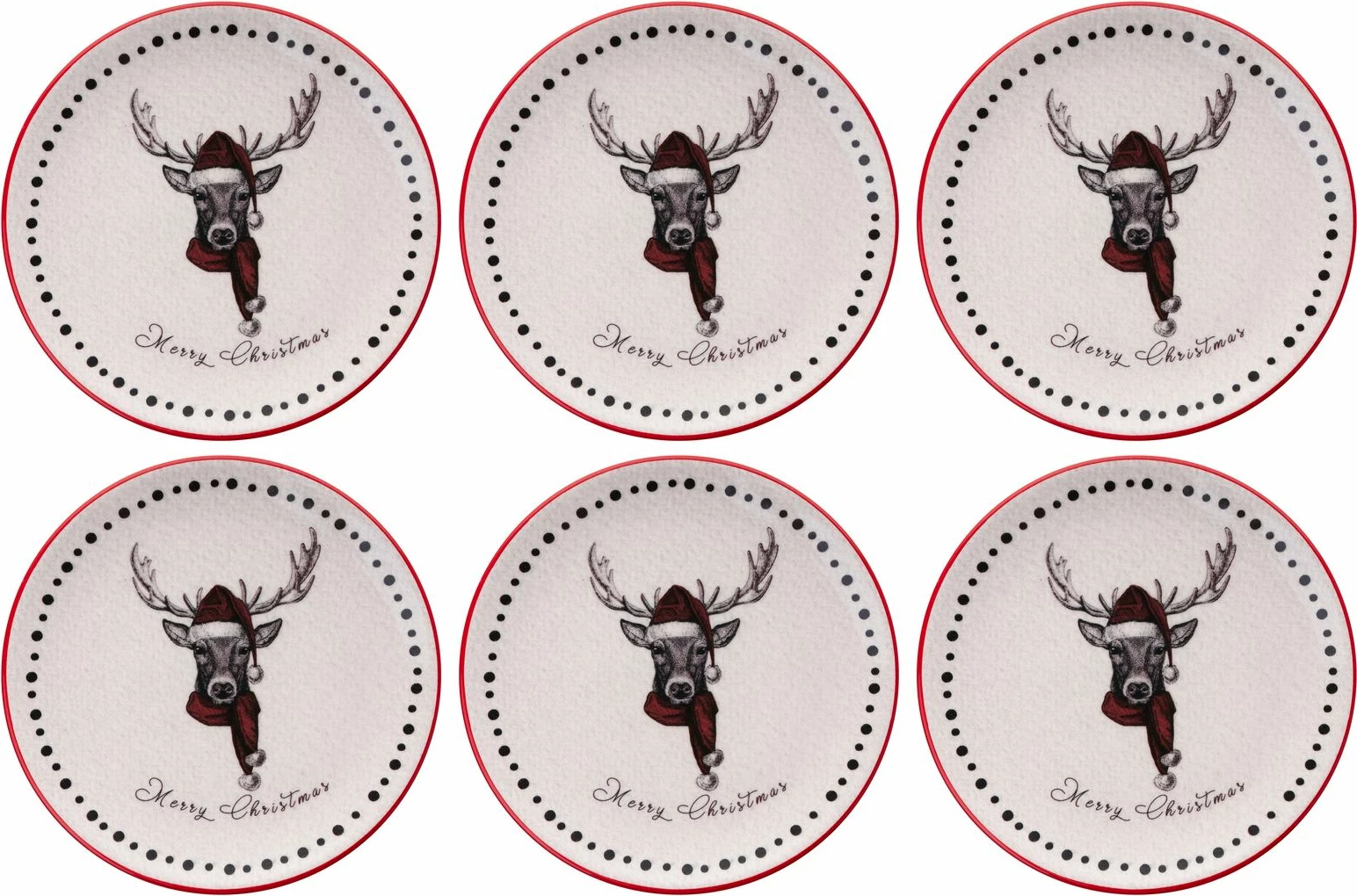 Set pjatash ëmbëlsirash (6 copë), Hermia Concept, Ylbtat5