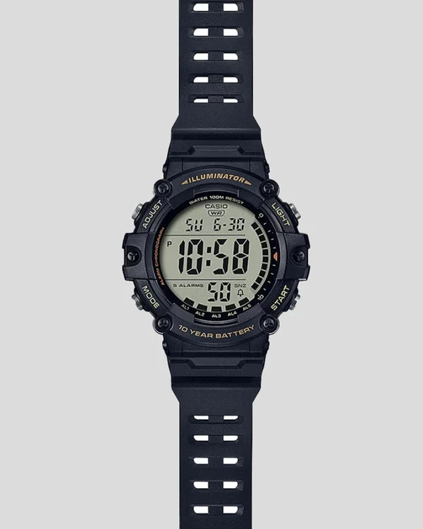 Orë dore Casio AE-1500WHX-1AV, e zezë/artë