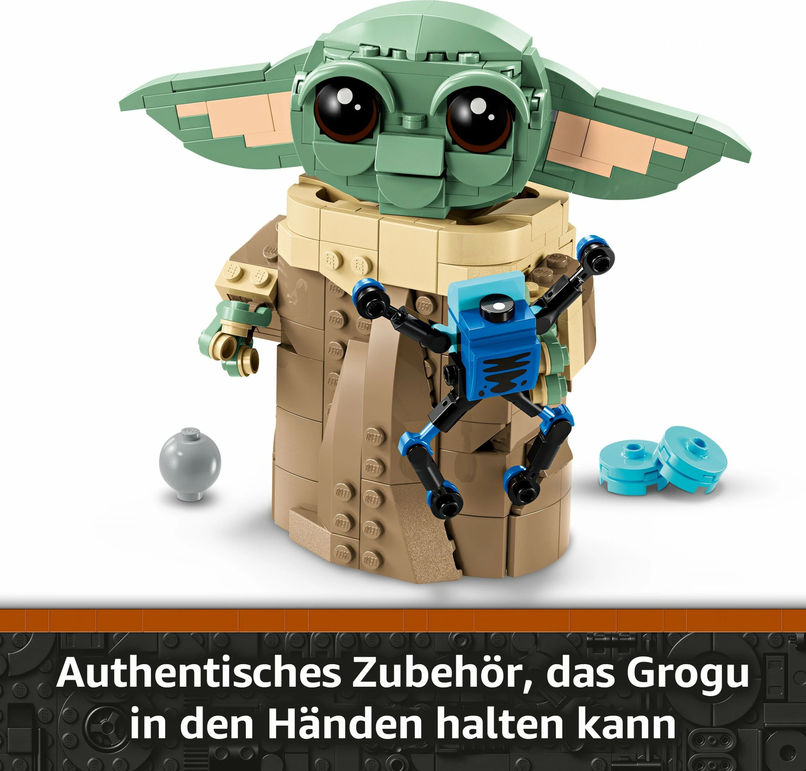 Set ndërtimi LEGO Star Wars Grogu, shumëngjyrësh