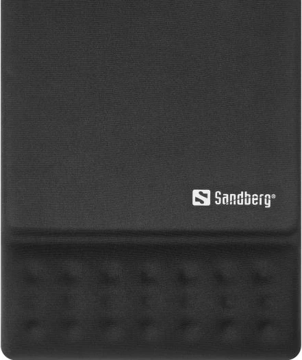 Mauspad SANDBERG Memory Foam 520-38 me mbështetje për kyç, 25×18 cm, i zi