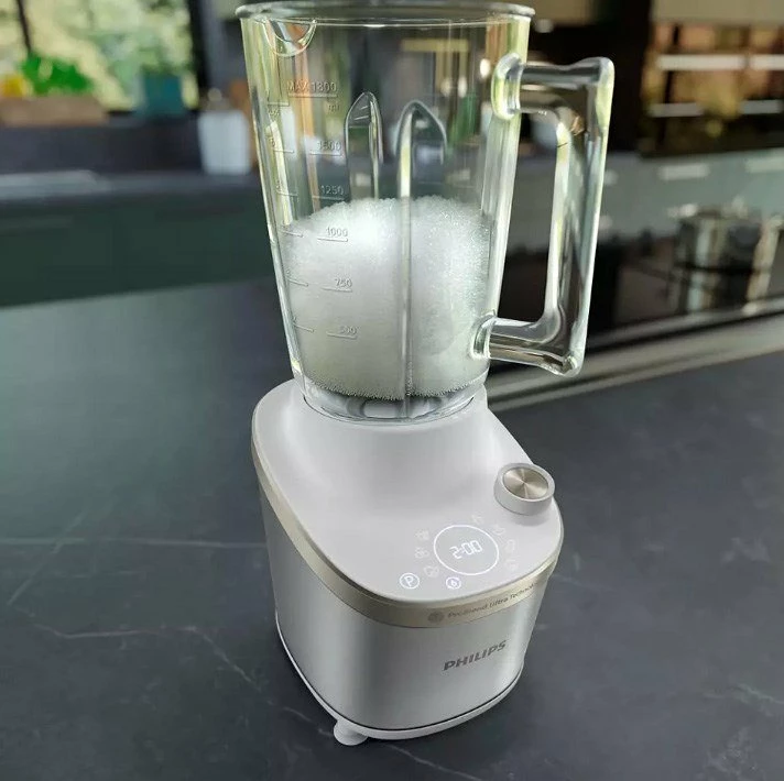 Blender Philips HR3760/01, 1500W, 2L gotë qelqi, 12 shpejtësi, ProBlend Ultra, bardhë