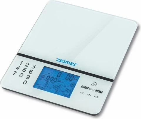 Peshore kuzhine elektronike Zelmer ZKS1500N, e bardhë